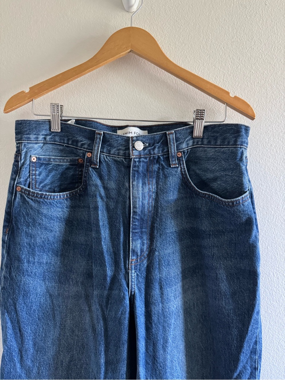 Aritzia Denim Forum The 90’s Iggy Lo Rise Baggy Wide Leg Jeans size 30 - Picture 8 of 12